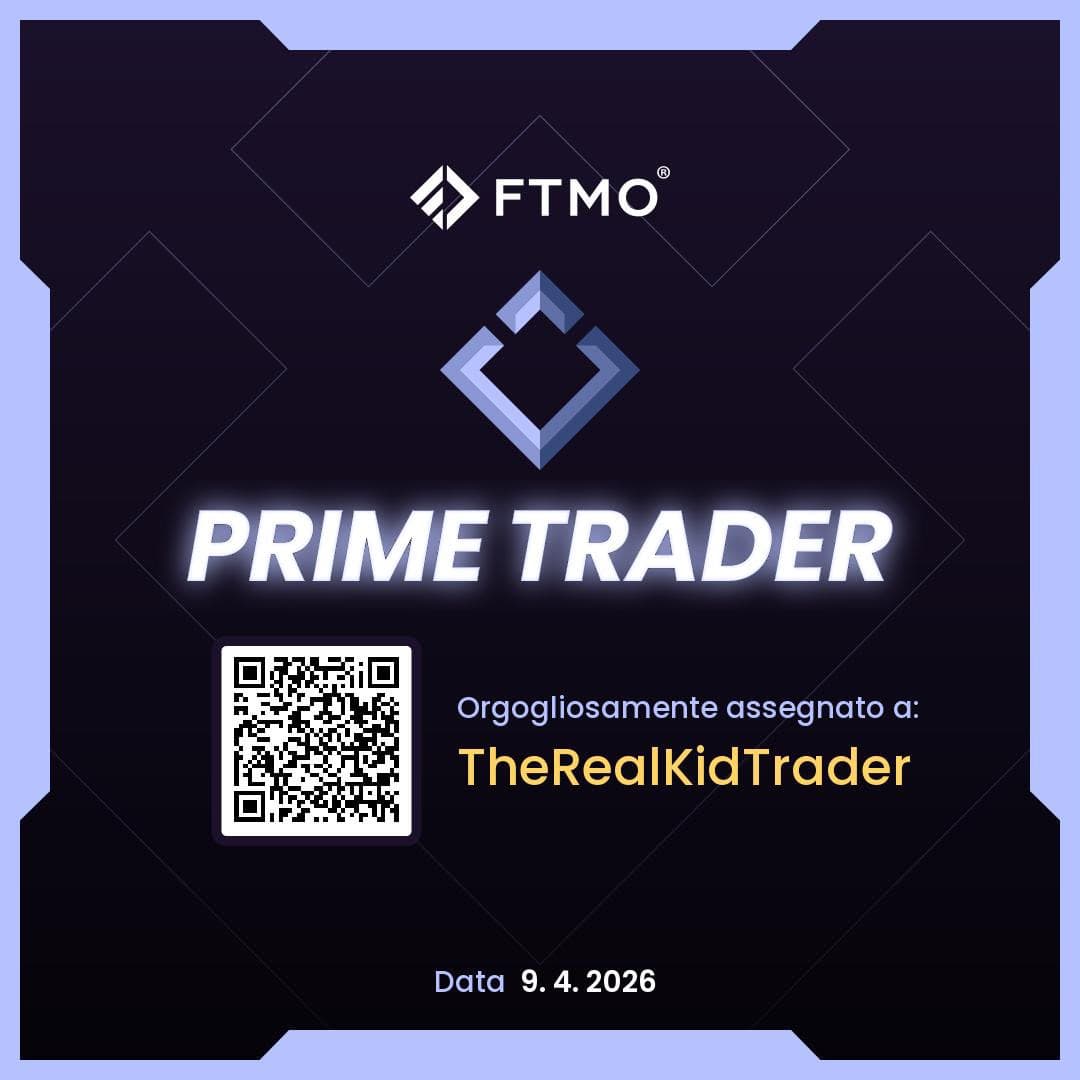 FTMO Prime Trader certificate